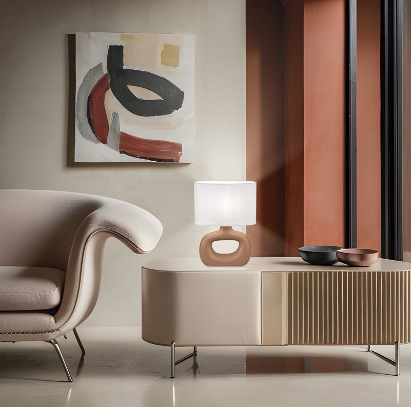 Candeeiro de mesa Dalton - Terracota