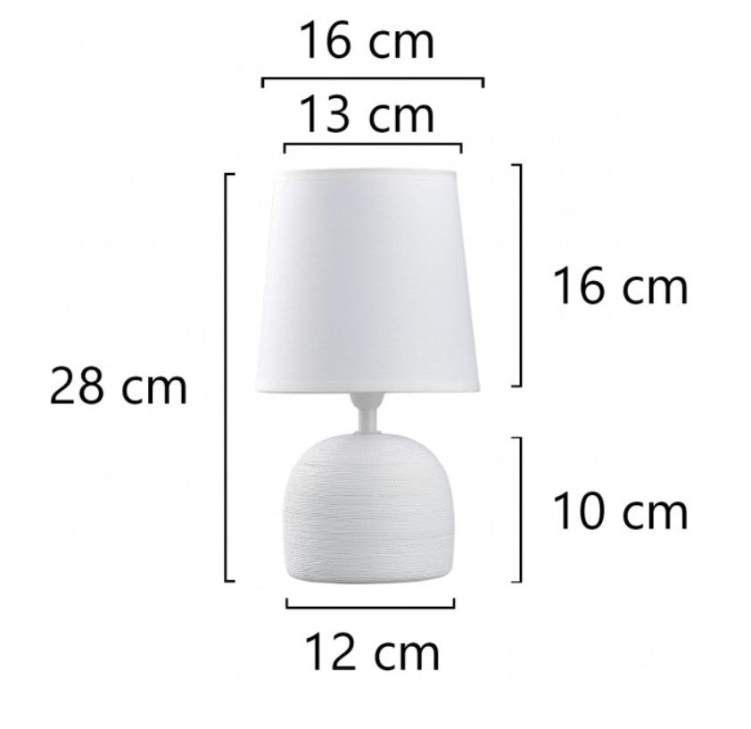 Candeeiro de mesa Baxter - Branco