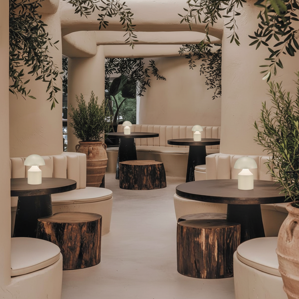 Candeeiro de mesa bateria NOMO