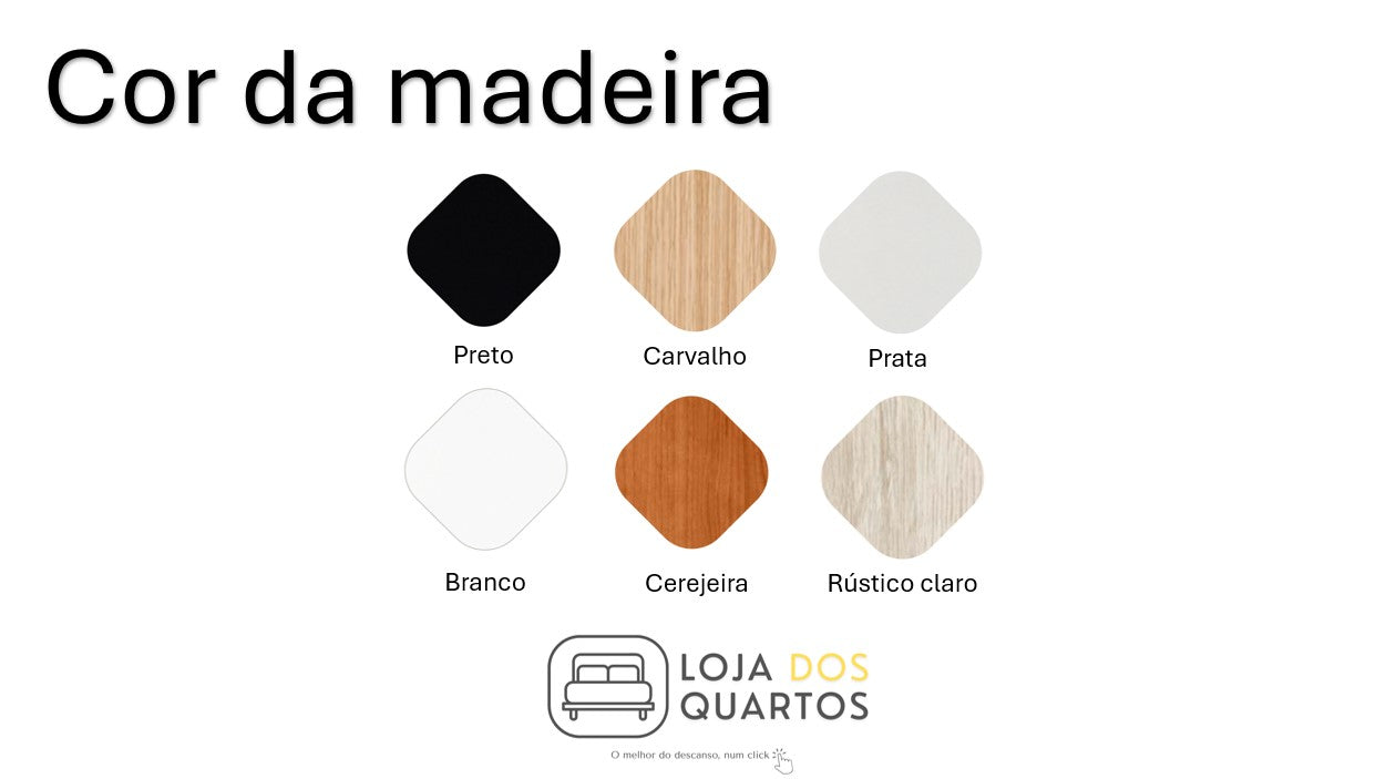 Bloco de gavetas para secretária