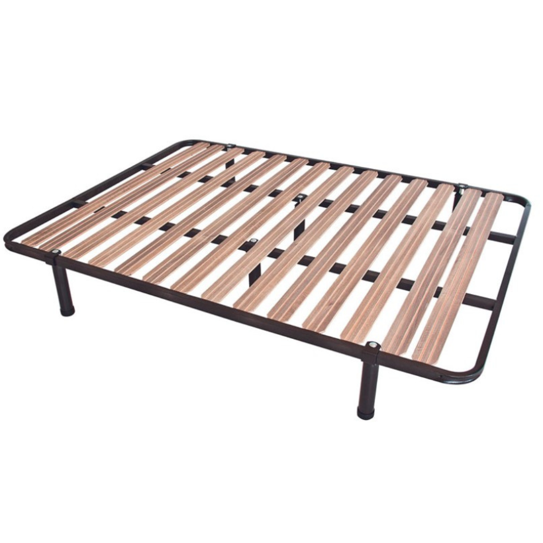 Estrado metálico fixo com ripas de madeira STANDARD+