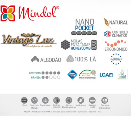 Colchão Mindol Vintage Lux