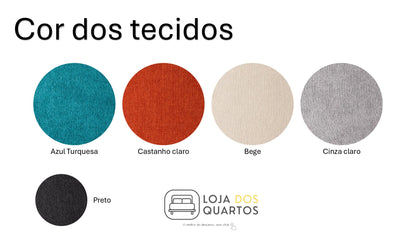 Cama Casal EXCLUSIVE com Cabeceira Estofada