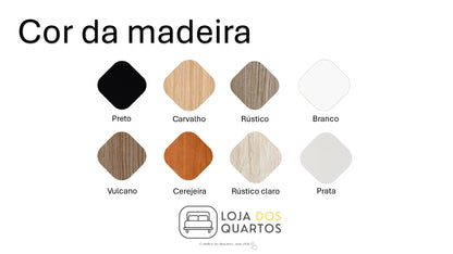 Cómoda Elegance (4 gavetas com puxadores)