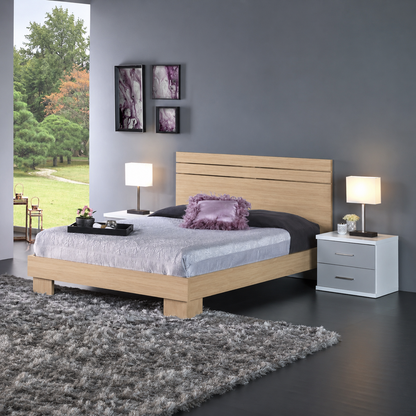 Cama Casal EXCLUSIVE (com frisos e peseira com pés)