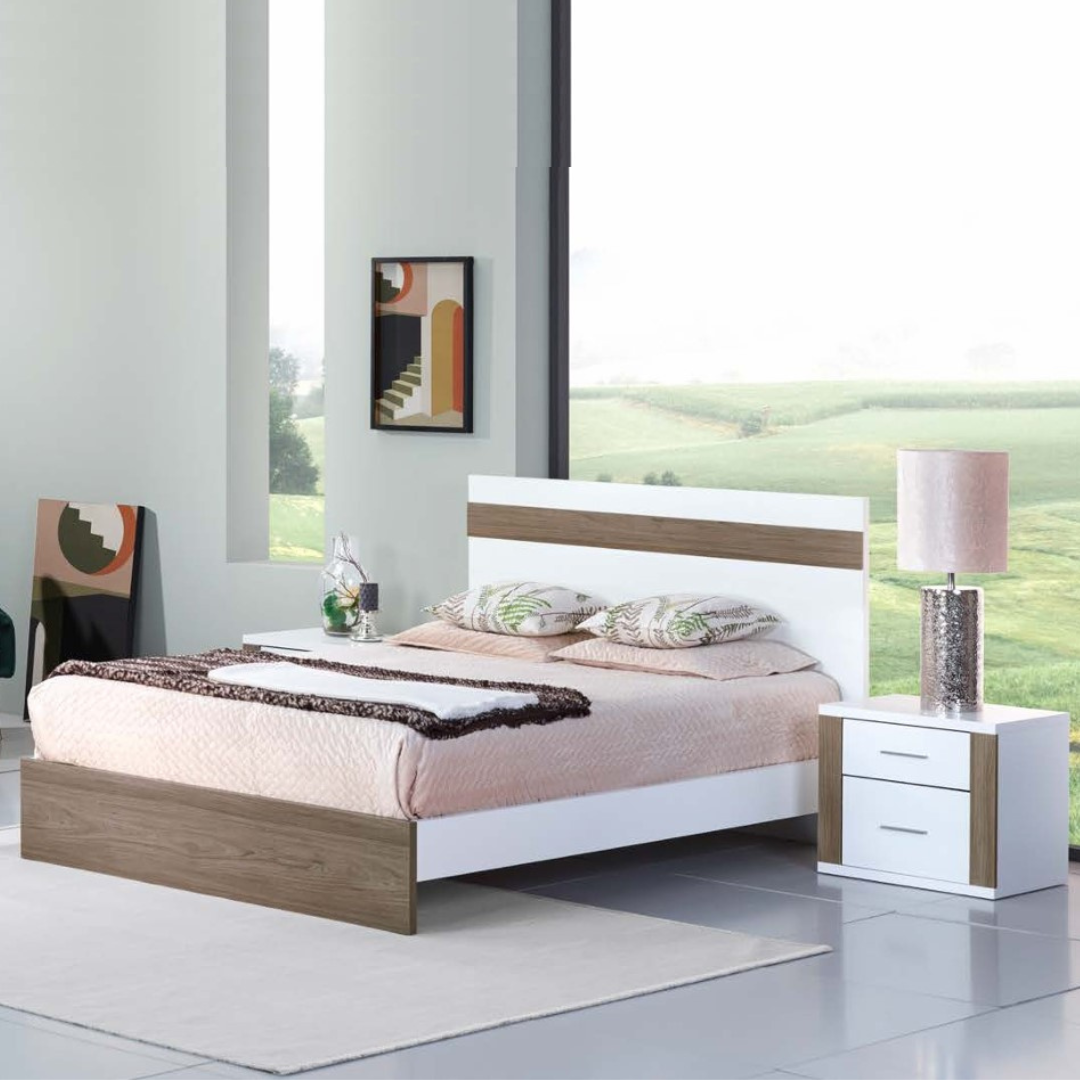 Cama de Casal Elegance (Cabeceira com 1 faixa)