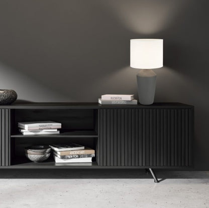 Candeeiro de mesa Barron - Castanho