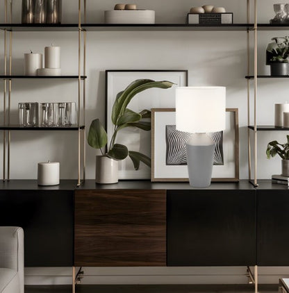 Candeeiro de mesa Barron - Cinzento