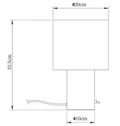 Candeeiro de mesa Oria - Latão Ouro