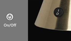 Candeeiro de mesa Ben - Niquel