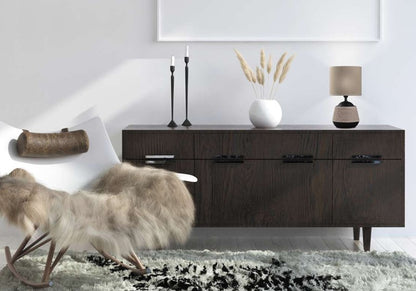 Candeeiro de mesa Albany - Castanho e Preto