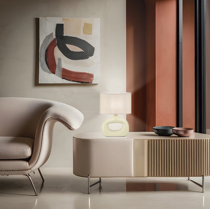 Candeeiro de mesa Dalton - Baunilha