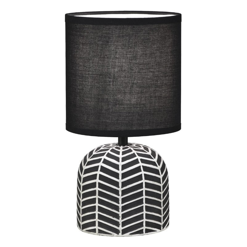 Candeeiro de mesa Darren - Preto e Branco