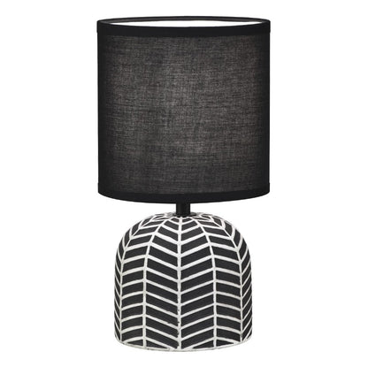 Candeeiro de mesa Darren - Preto e Branco