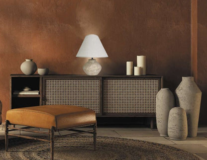 Candeeiro de mesa Larry - Pedra Bege