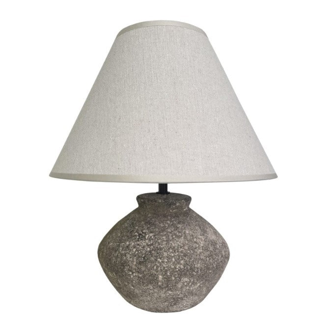 Candeeiro de mesa Larry - Pedra Cinzento