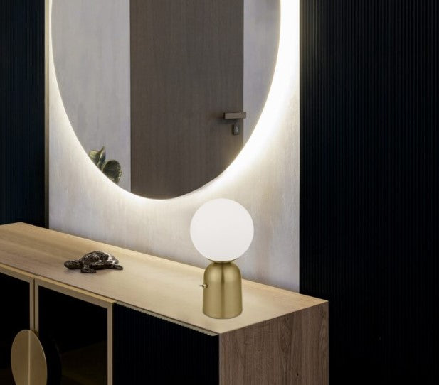 Candeeiro de mesa Parma - Latão Ouro