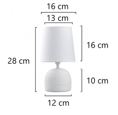 Candeeiro de mesa Baxter - Branco