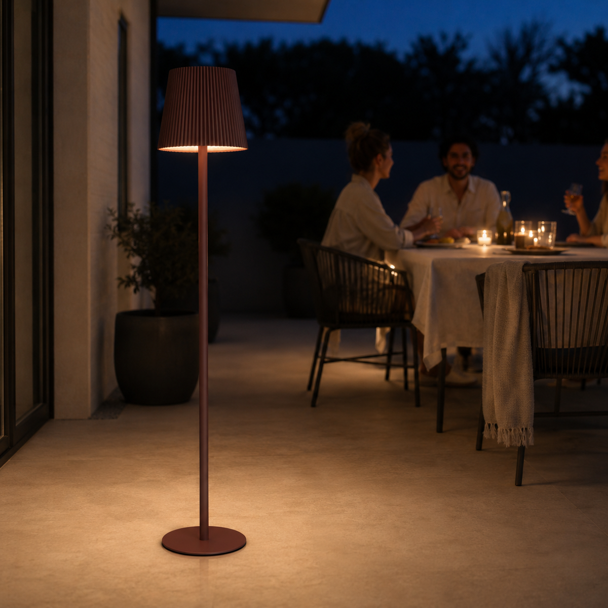 Candeeiro de Mesa a Bateria SUNSET – Recarregável, Altura Ajustável | Luz Quente Sem Fios
