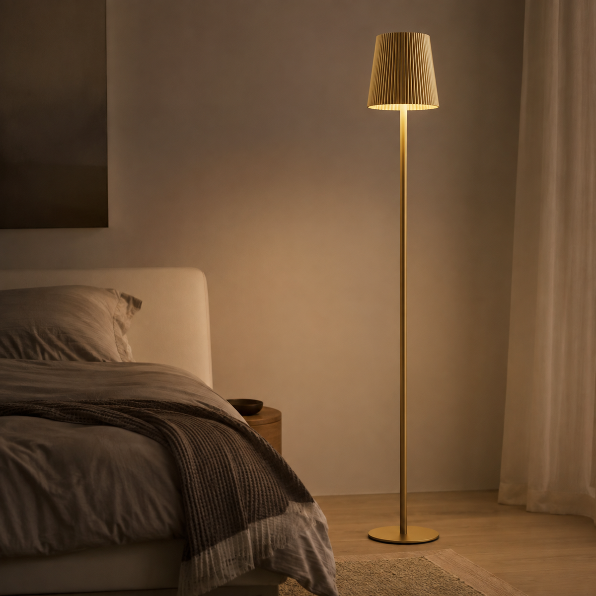 Candeeiro de Mesa a Bateria SUNSET – Recarregável, Altura Ajustável | Luz Quente Sem Fios