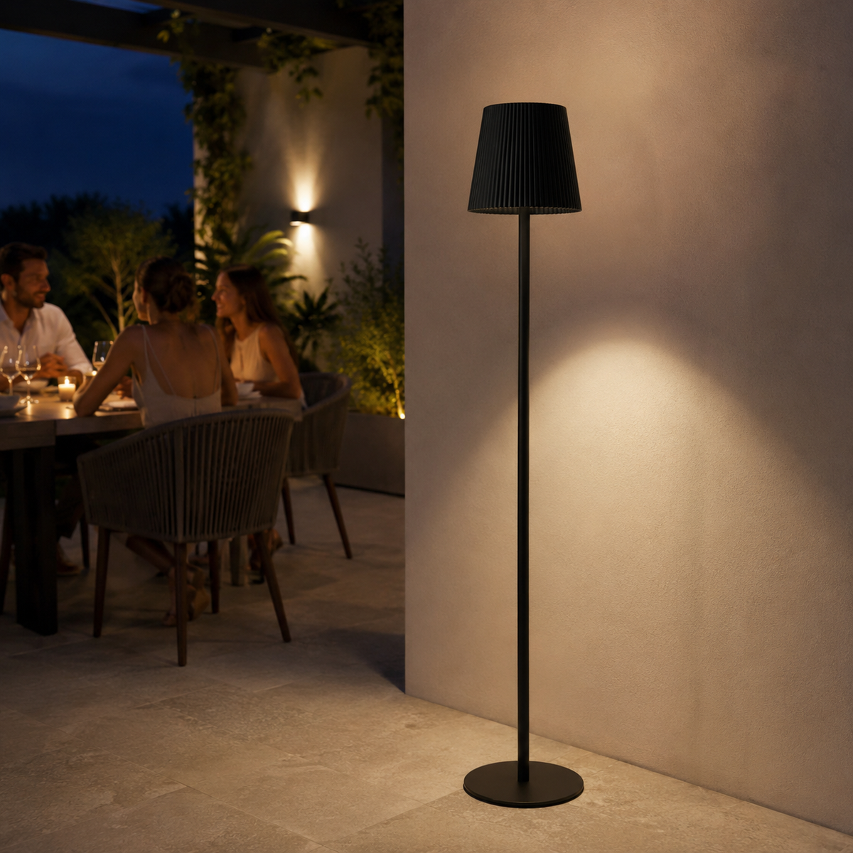 Candeeiro de Mesa a Bateria SUNSET – Recarregável, Altura Ajustável | Luz Quente Sem Fios