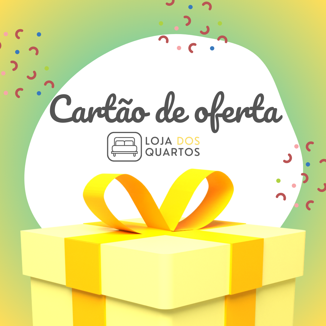 Cartão de Oferta da Loja dos Quartos