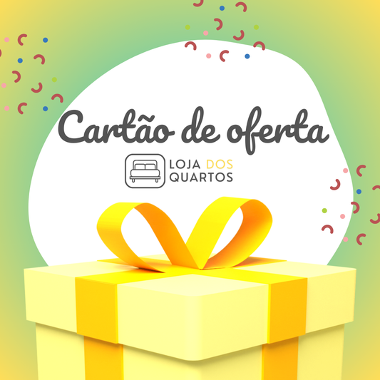 Cartão de Oferta da Loja dos Quartos