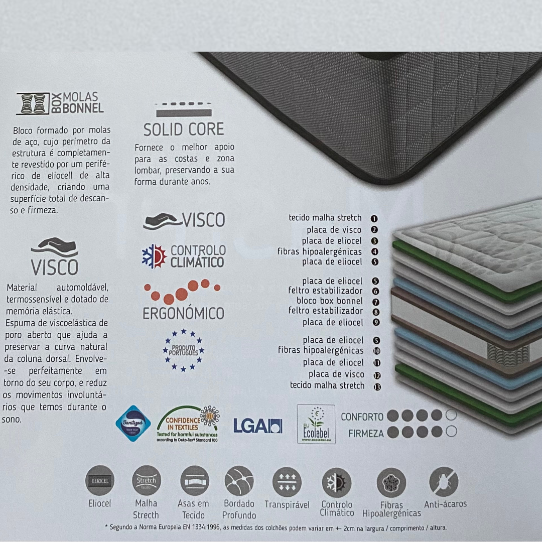 Colchão Mindol Master Sense