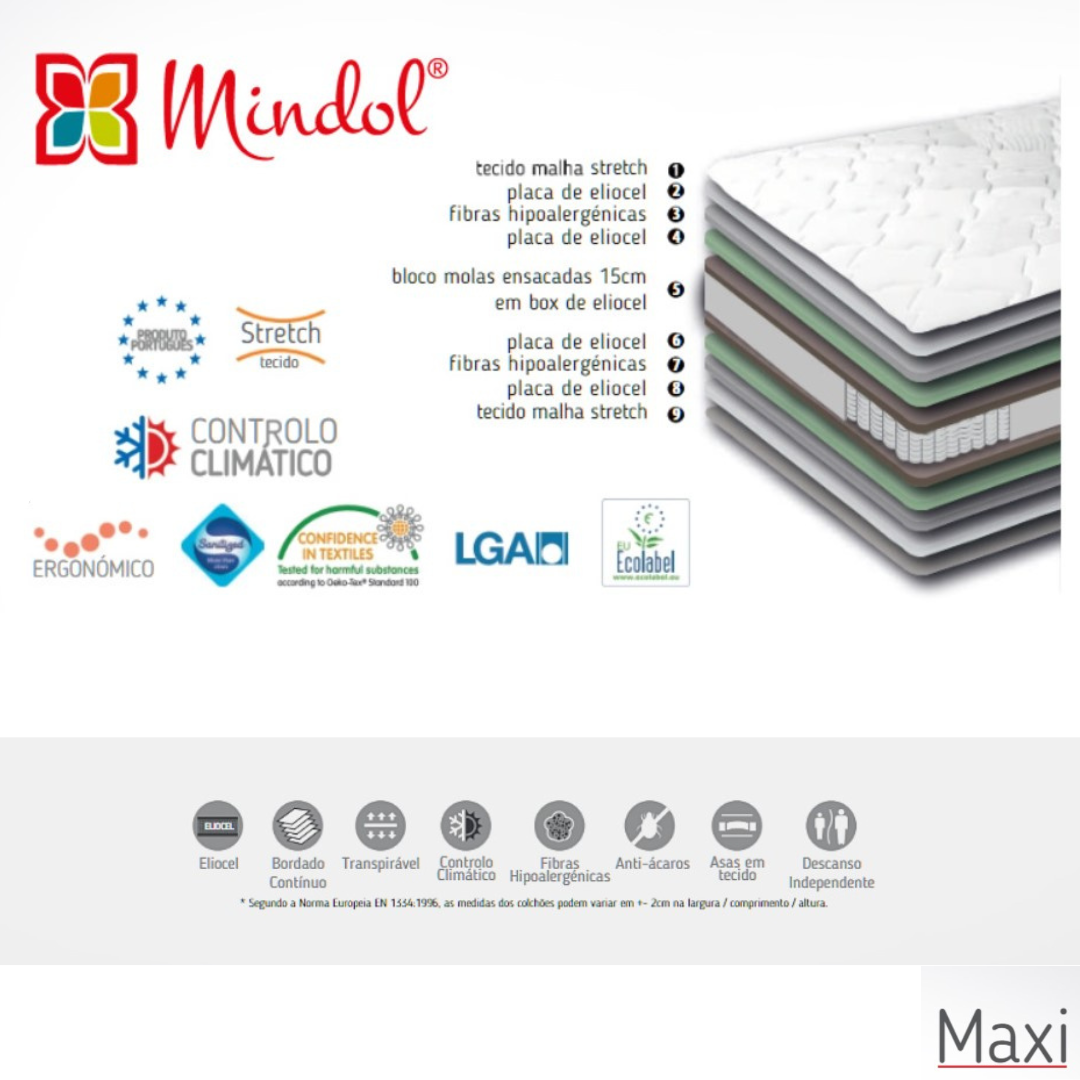 Colchão Mindol Maxisac Maxi