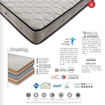 Colchão Mindol Ortopédico Classic