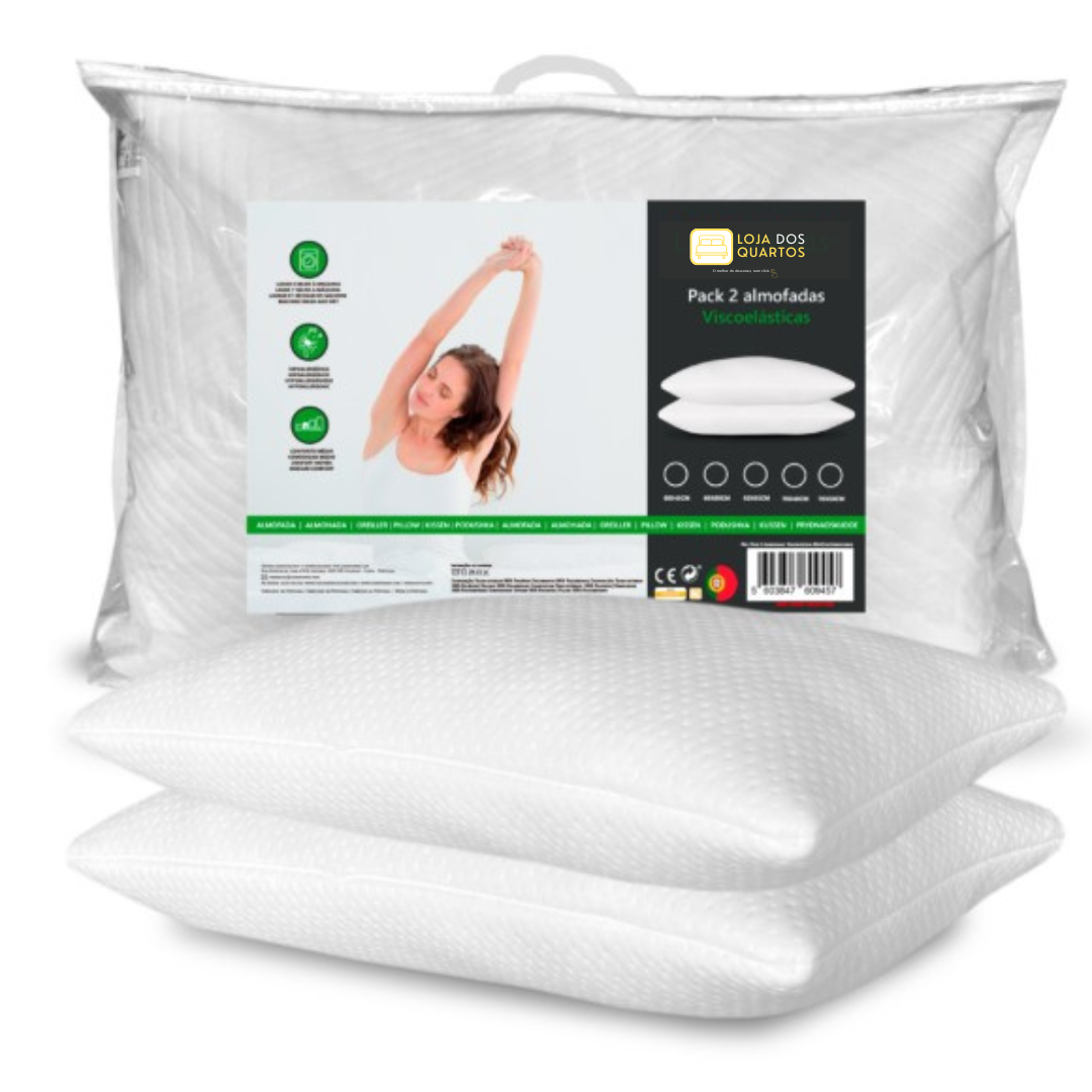 Almofadas Pack 2 unidades VISCO (Viscoelástica)