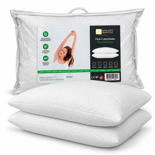 Almofada Viscoelástica VISCO – Pack 2 unidades