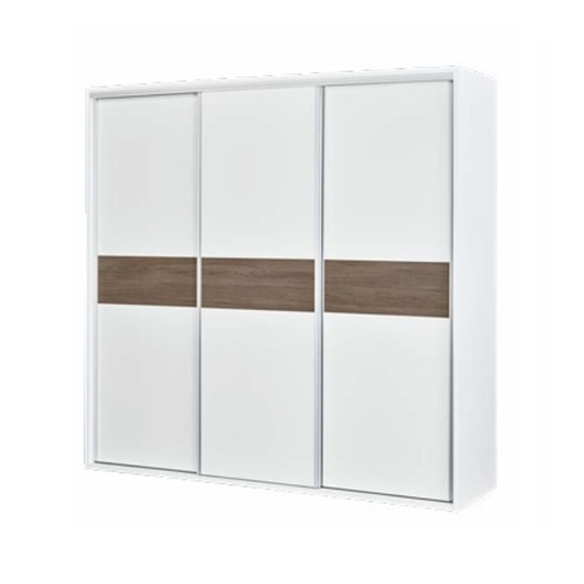 Roupeiro Tipo-Closet 3 Portas de Correr com faixa