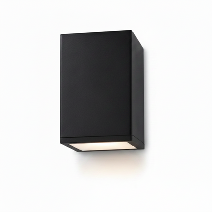 Aplique de Teto Exterior IP54 Cor Preto | Retangular