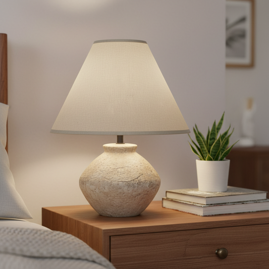 Candeeiro de mesa em ambiente lifestyle