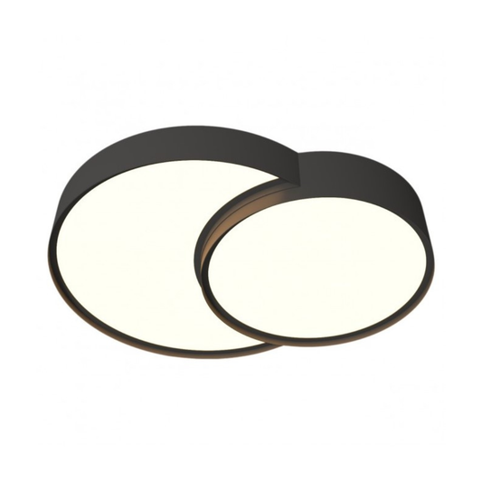 Candeeiro de Teto LED NIRO 62W – Plafon Regulável com Comando | Luz Ajustável Preto