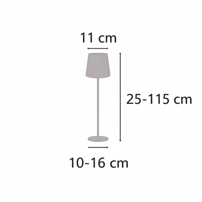 Diagrama técnico candeeiro SUNSET