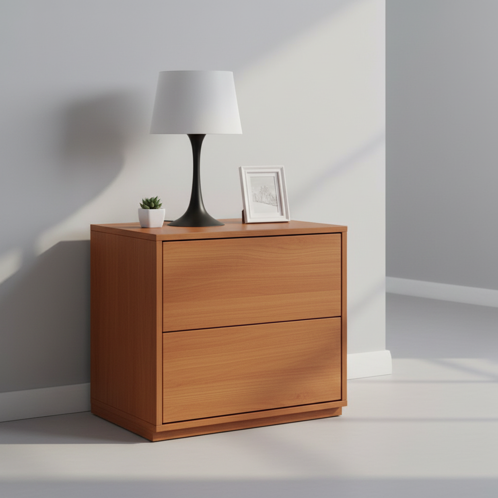 Mesa de cabeceira em cerejeira