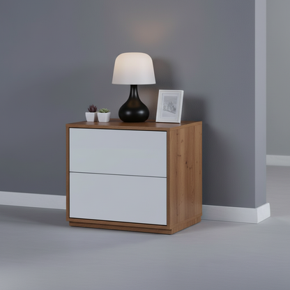 Mesa de cabeceira Exclusive Vulcano com Magrit Preto