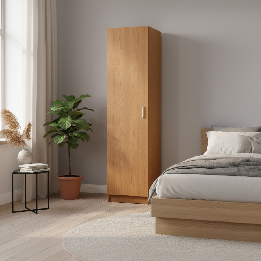 Roupeiro Essential 1 Porta - Carvalho