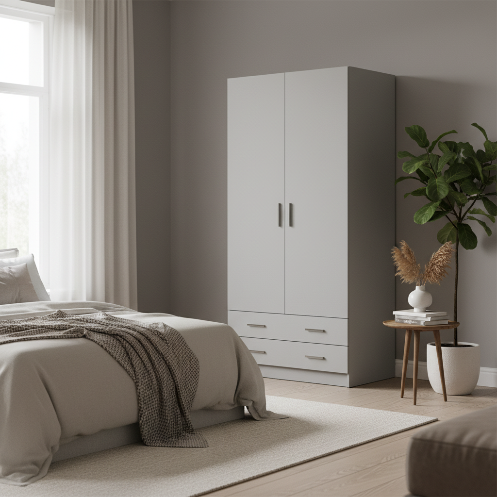 Roupeiro Essential - Cinza