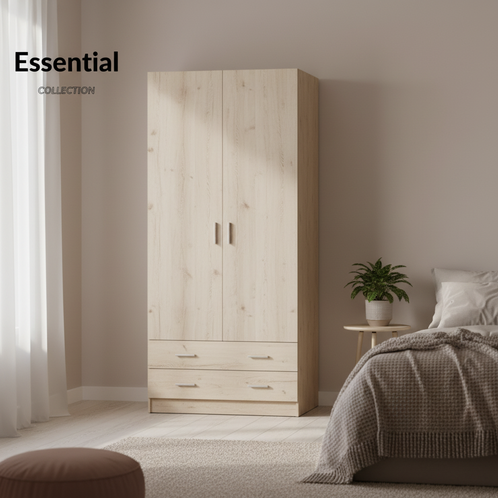 Roupeiro Essential - Rústico Claro
